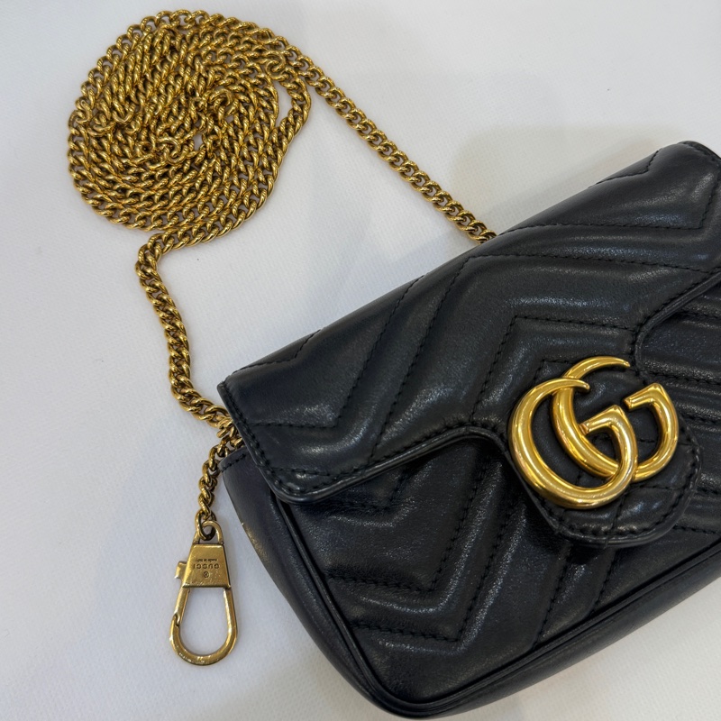 GUCCI黑金練Marmont Mini-9