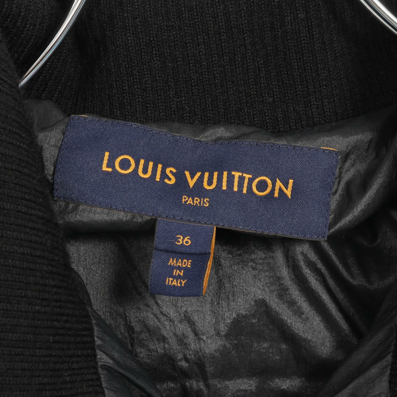 LOUIS VUITTON 短款 Monogram 羽絨外套 其他外套 FQOW15 尼龍 黑色 二手 女士-2