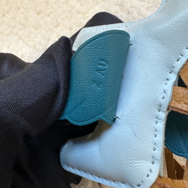 Hermès 愛馬仕 Rodeo飛馬掛件 小號 淺藍+深藍拼色 Z刻-3