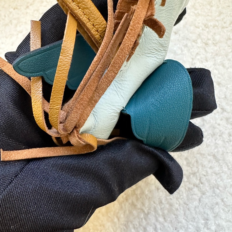 Hermès 愛馬仕 Rodeo飛馬掛件 小號 淺藍+深藍拼色 Z刻-11