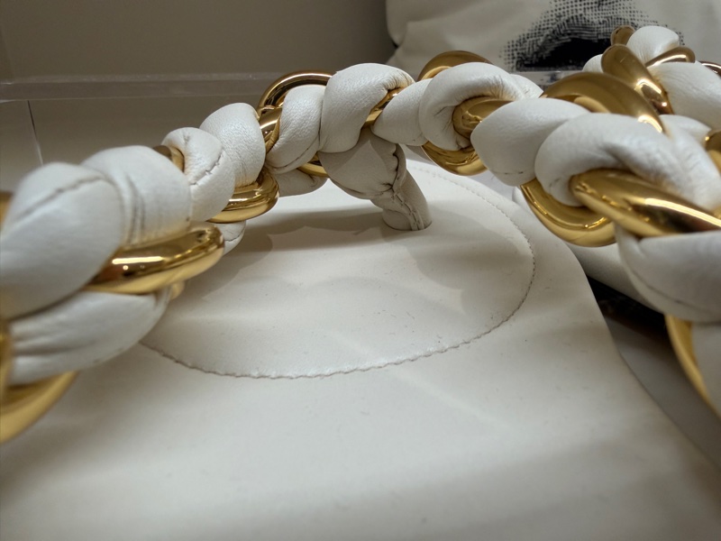 BV 白色編織人字拖 🩶38.5/全新/防塵袋🩶小瑕-12