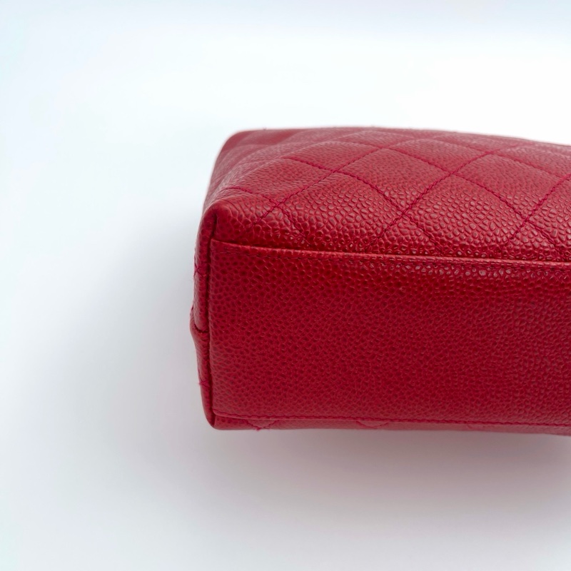 「JL精品代購」紅色荔枝牛皮超級可愛的小鳥扣小盒子斜挎包-8