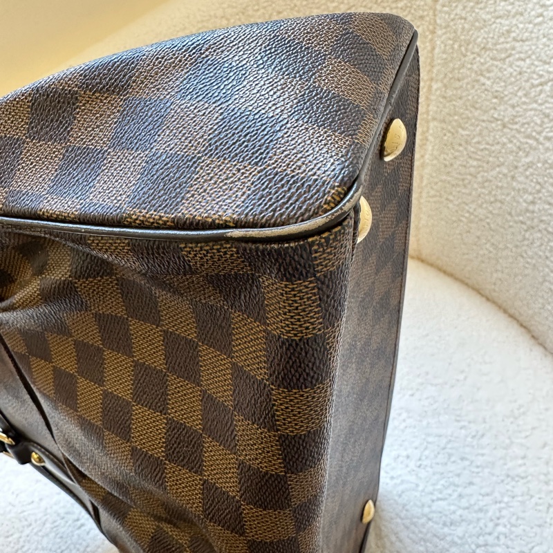 LV/路易威登棋盤格葫蘆包,經典小號,容量大-14