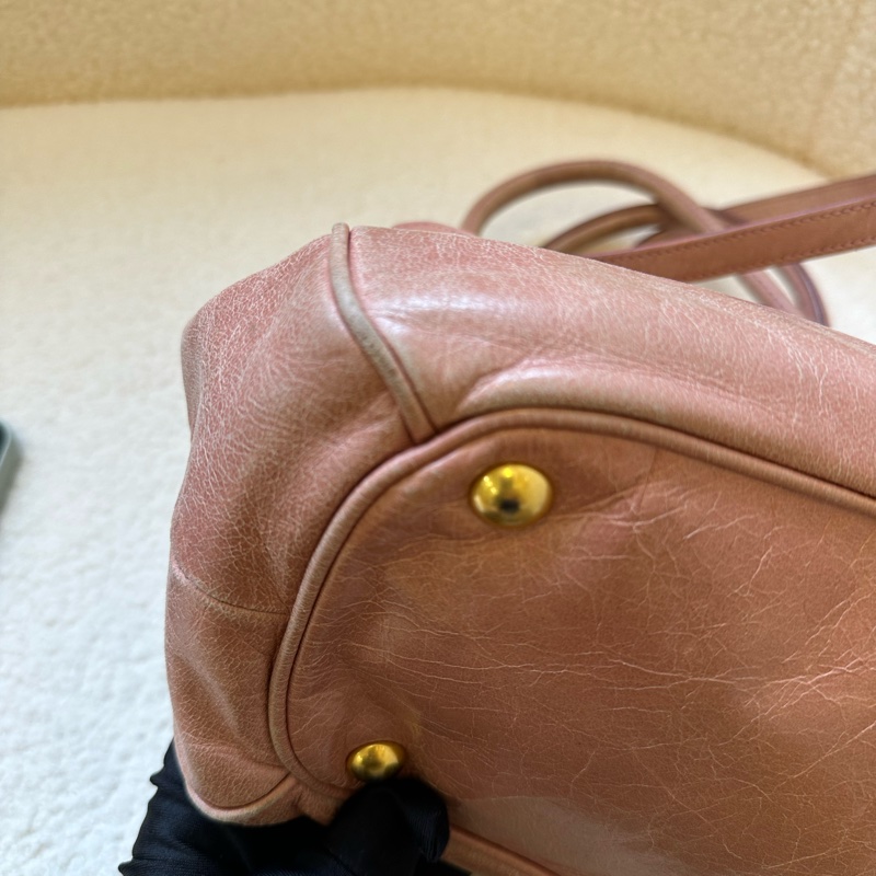 miu miu/繆繆 蝴蝶手提斜挎包 粉色蝴蝶元素靈動俏皮-15