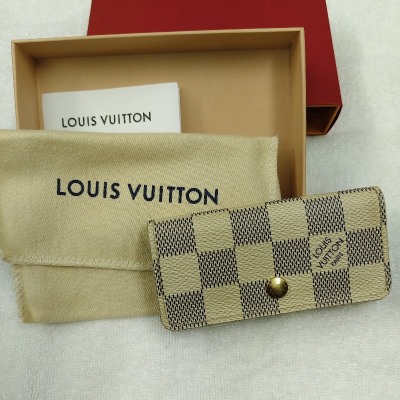 LOUIS VUITTON棋盤鑰匙包-四環-5