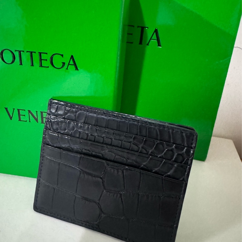 BV全新鱷魚皮卡包-0