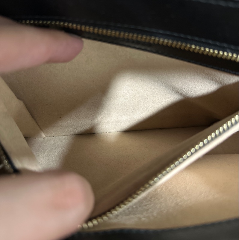 GUCCI Horsebit 1955金扣牛皮黑色肩背包-12