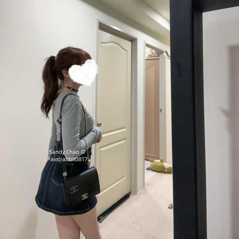 ෆ Chanel牛皮鏤空口蓋包🖤限定款🈶購證-3