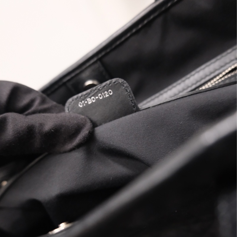 Dior Cannage Panarea Coating Canvas Tote Bag 迪奧黑銀戴妃托特包/通勤包-35
