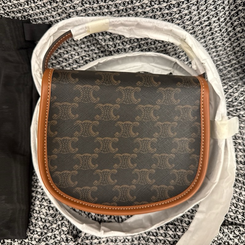 CELINE 老花迷你馬鞍包-1