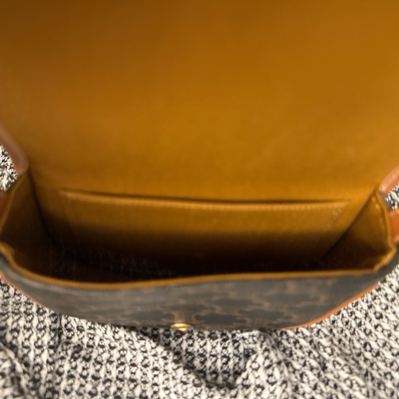 CELINE 老花迷你馬鞍包-3