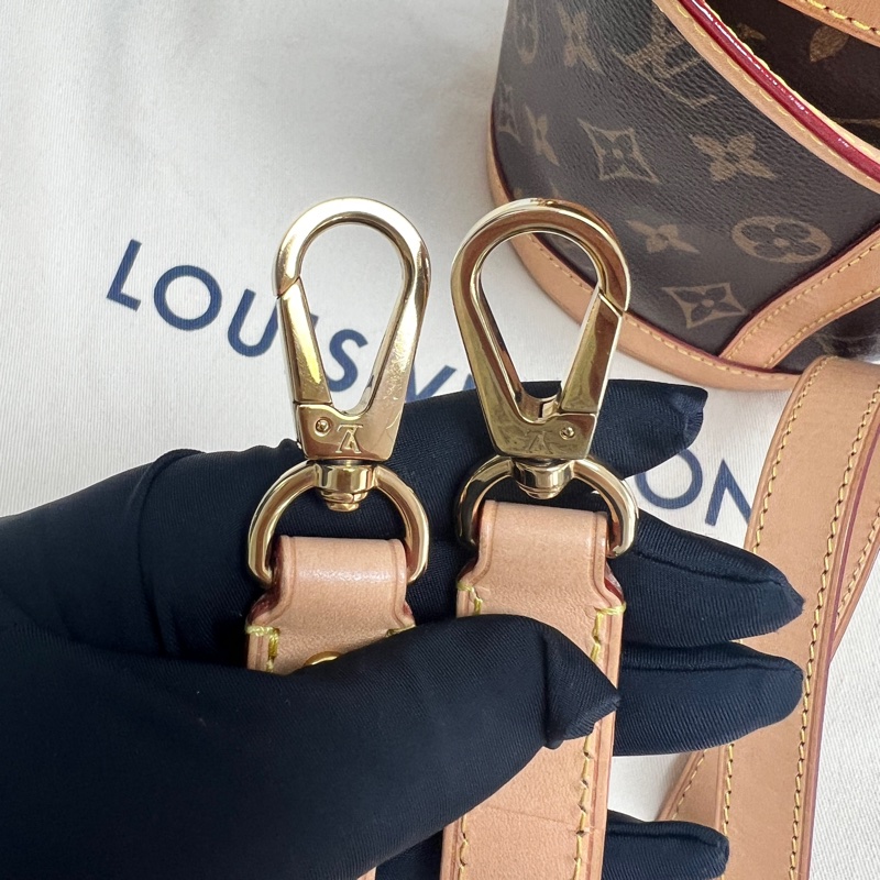 9新 二手 LV Duffle Louis Vuitton 薯條包 可手提/斜跨-9