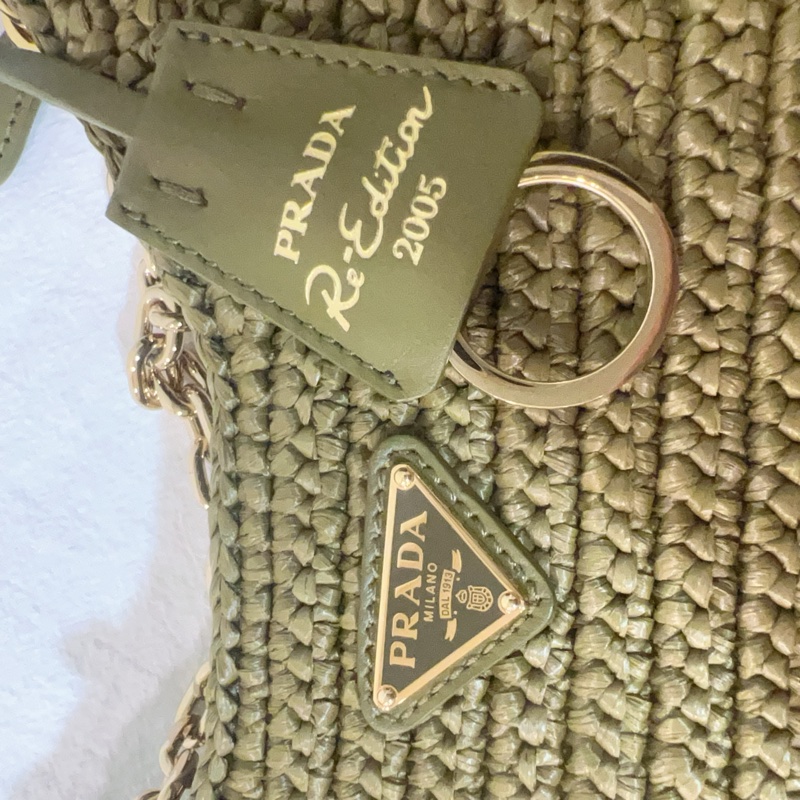 ෆ Prada 三合一草編hobo🔥明星愛用款-18