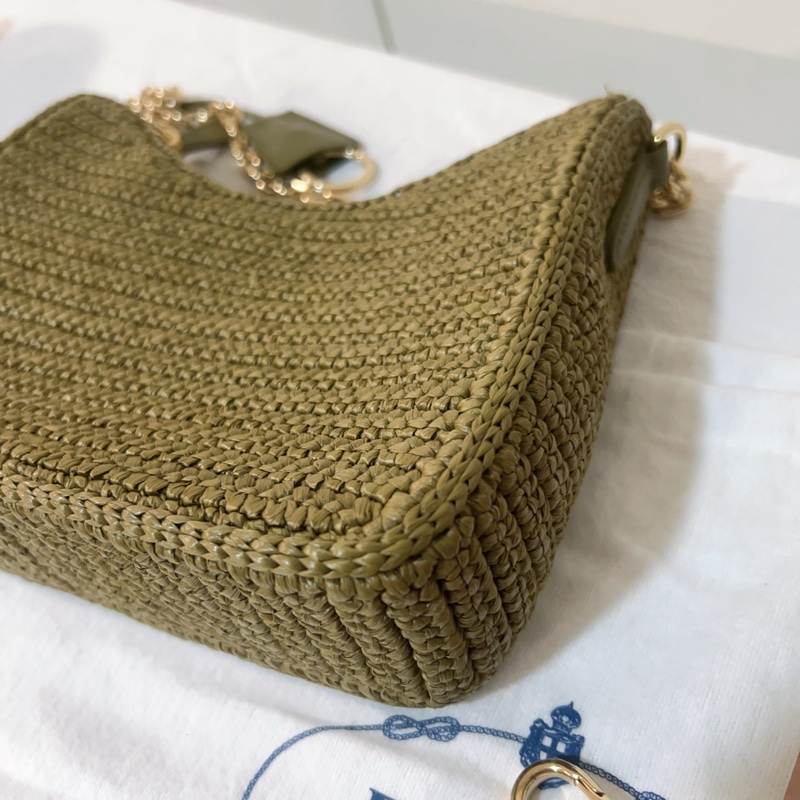 ෆ Prada 三合一草編hobo🔥明星愛用款-22