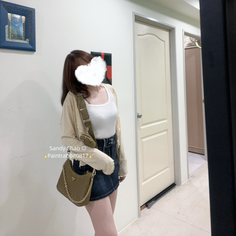 ෆ Prada 三合一草編hobo🔥明星愛用款-7