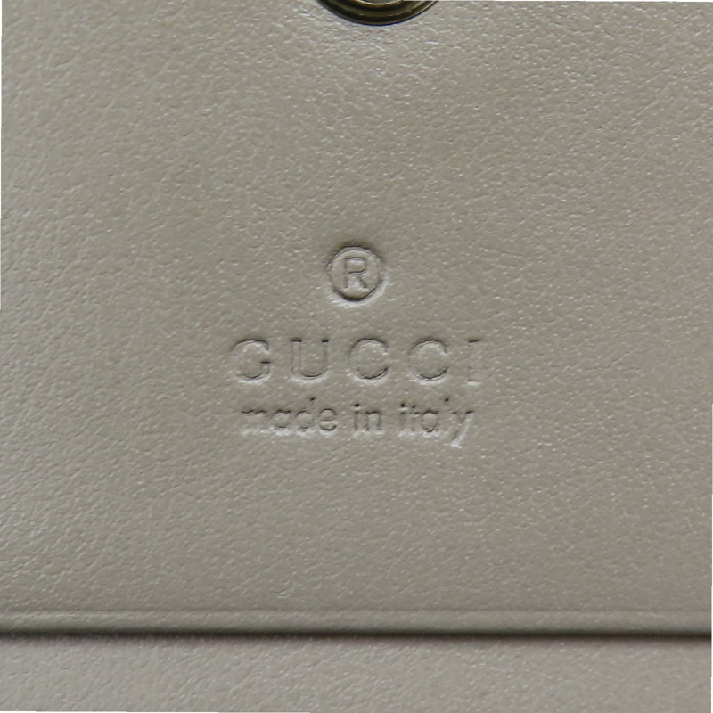 棕色 牛皮 GG Marmont 兩折短夾 466492【GUCCI 古馳】 466492-7