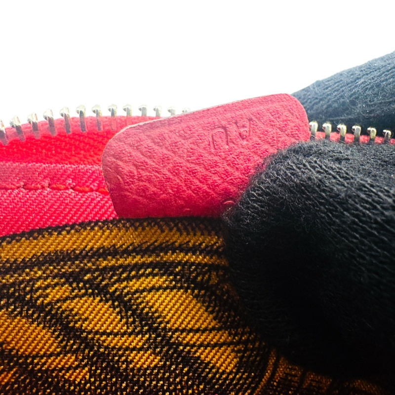 杜鵑粉色 Epsom牛皮 拉鍊 Silk'In 絲巾 零錢包 T刻 銀扣【HERMES 愛馬仕】-6