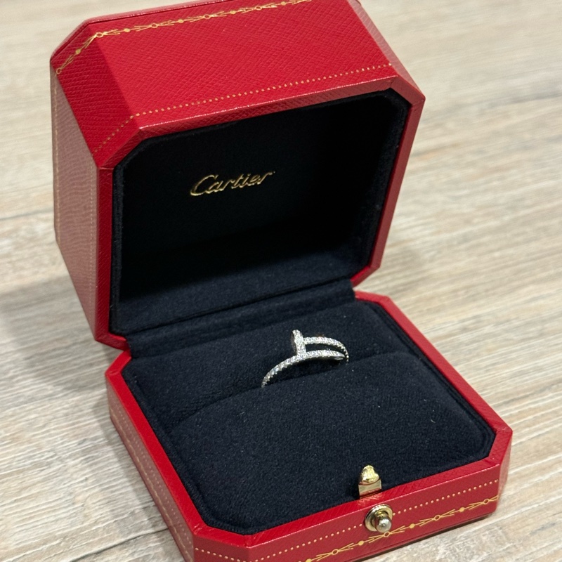 卡地亞釘子鑽戒，全新未使用-2
