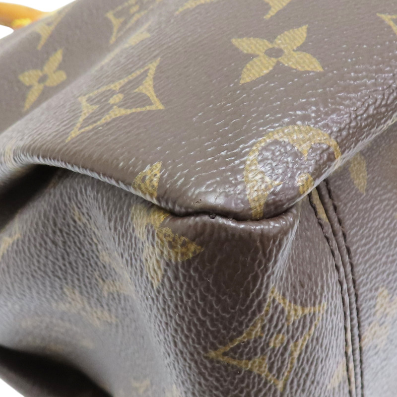 棕色 原花 PVC塗層帆布 Pallas 两用包【LOUIS VUITTON LV 路易威登】 M40906-9