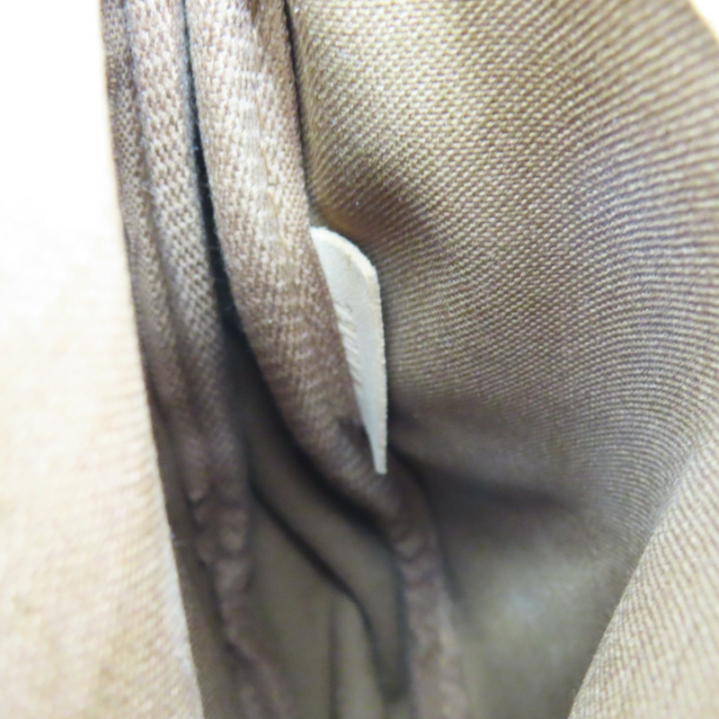 棕色 原花 PVC塗層帆布 SAUMUR MM 雙面馬鞍包 肩背包 M42256-7