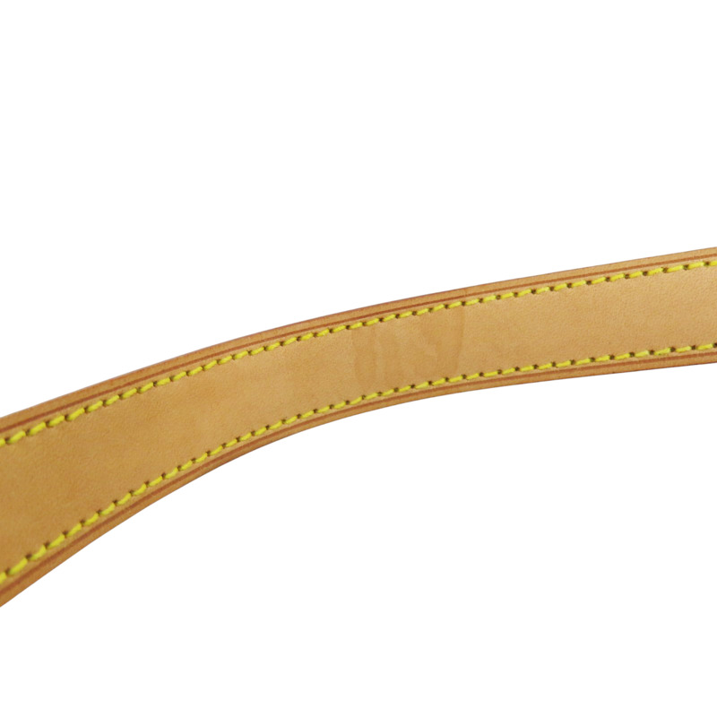 棕色 原花 PVC塗層帆布 SAUMUR MM 雙面馬鞍包 肩背包 M42256-15