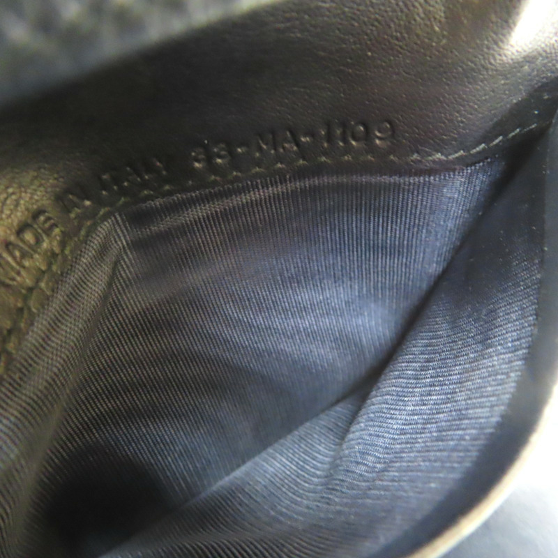 藍色 緹花帆布 Saddle 扣式 三折短夾【Dior 迪奧】-6