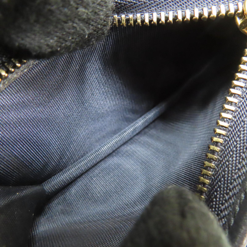 藍色 緹花帆布 Saddle 扣式 三折短夾【Dior 迪奧】-8