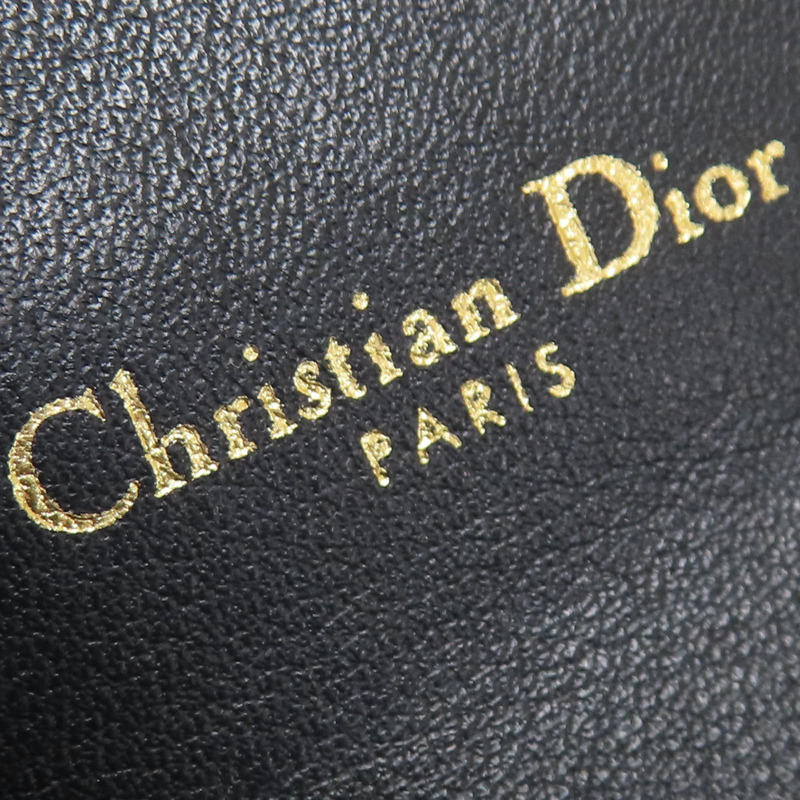 藍色 緹花帆布 Saddle 扣式 三折短夾【Dior 迪奧】-9