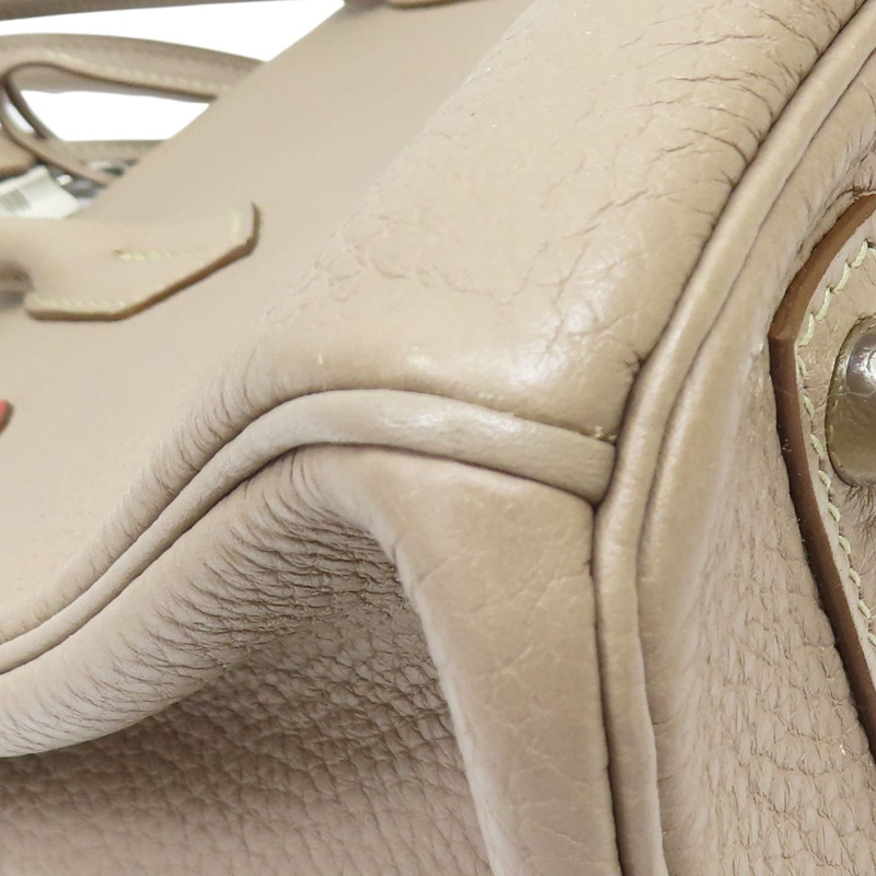 斑鳩灰/橙/赭石紅 TC/Swift牛皮 Birkin Kazak 30 柏金包 手提包 □P刻 銀扣【HERMES 愛馬仕】-12