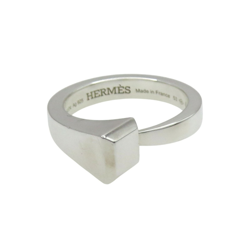 925純銀 Clou de forge 戒指 53【HERMES 愛馬仕】-2