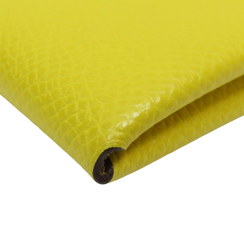 黃色 Epsom牛皮 Calvi Duo 零錢包 U刻【HERMES 愛馬仕】-11