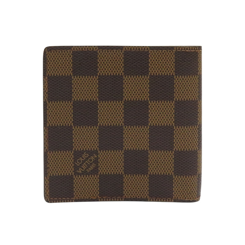 棕色 原花帆布 Portefeuille Marco 兩折 短夾 N61675【LOUIS VUITTON LV 路易威登】 N61675-1