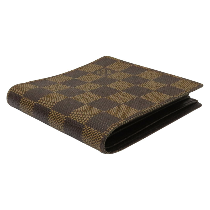棕色 原花帆布 Portefeuille Marco 兩折 短夾 N61675【LOUIS VUITTON LV 路易威登】 N61675-3