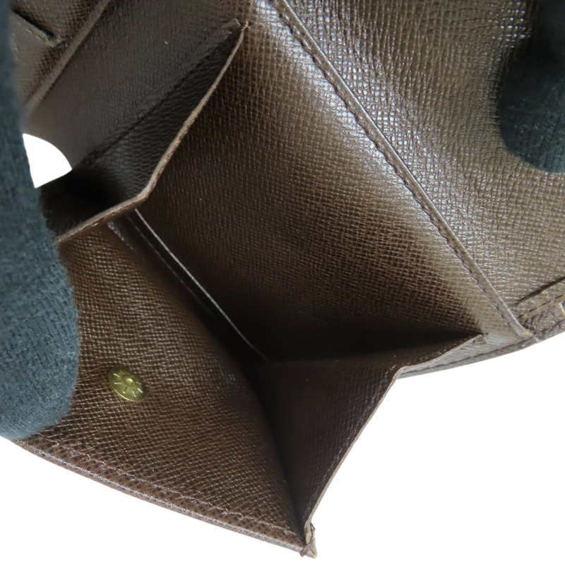 棕色 原花帆布 Portefeuille Marco 兩折 短夾 N61675【LOUIS VUITTON LV 路易威登】 N61675-6