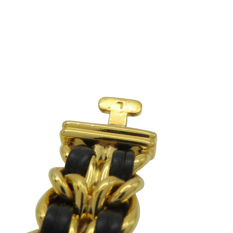 黑色 錶盤 皮革鍊帶 Premiere L 腕錶 H0001【CHANEL 香奈兒】 H0001-9