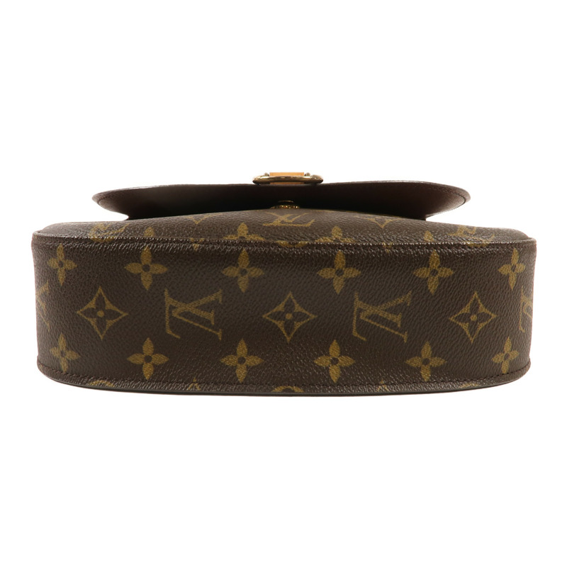 LOUIS VUITTON Monogram Saint Cloud GM金扣肩背袋-3