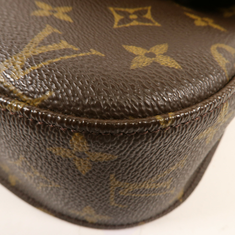 LOUIS VUITTON Monogram Saint Cloud GM金扣肩背袋-6
