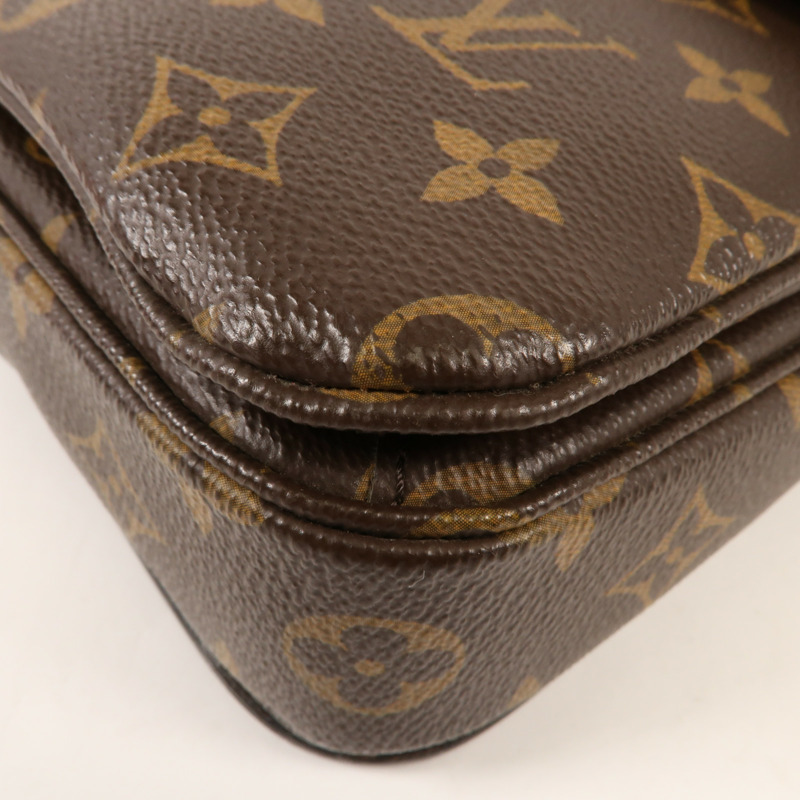 LOUIS VUITTON Monogram Pochette Metis MM金扣手挽肩背兩用袋-7