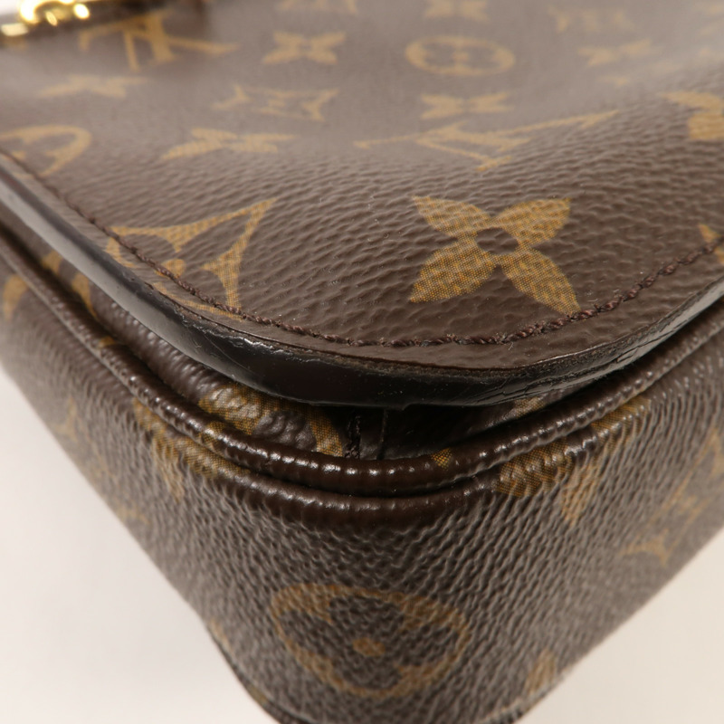 LOUIS VUITTON Monogram Pochette Metis MM金扣手挽肩背兩用袋-8