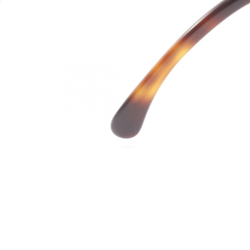 香奈兒 CC 標誌絲帶太陽眼鏡眼鏡塑膠棕色二手女款 COCO 標誌-6