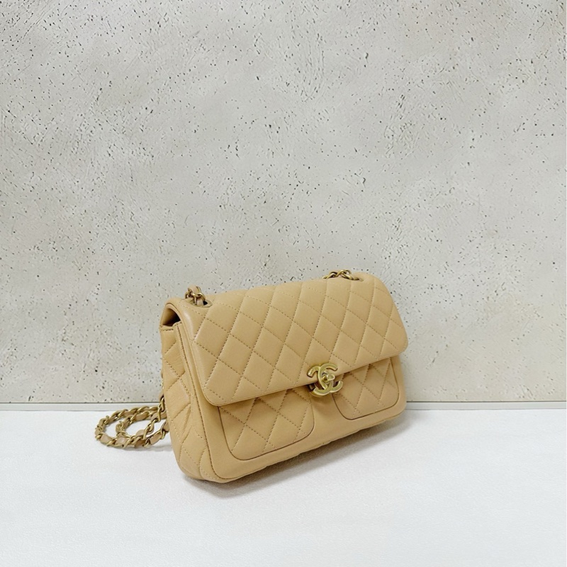 Chanel 23K Rabit 奶茶色新款-3