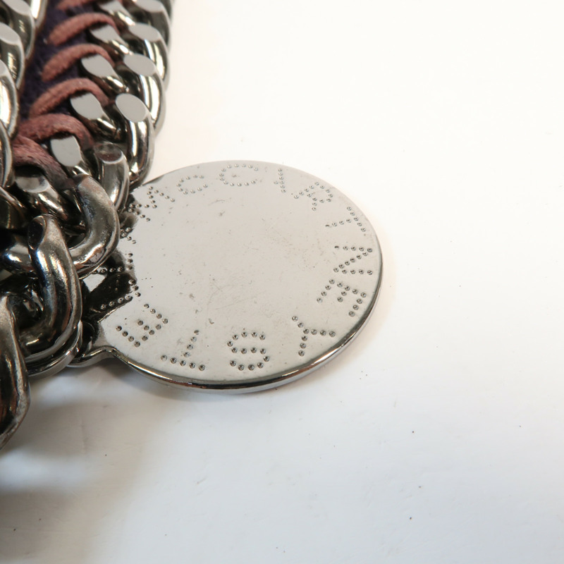 Stella McCartney 聚酯纖維Stella Mccartney Chain Bag銀扣鏈帶肩背袋-5