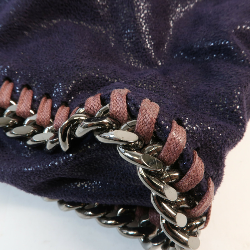 Stella McCartney 聚酯纖維Stella Mccartney Chain Bag銀扣鏈帶肩背袋-8