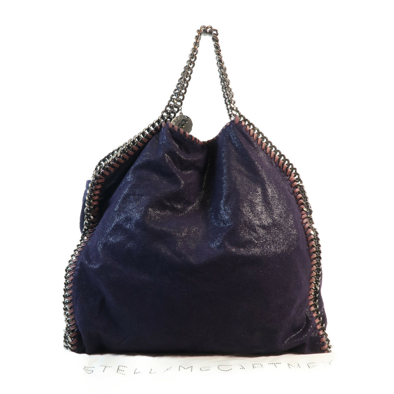 Stella McCartney 聚酯纖維Stella Mccartney Chain Bag銀扣鏈帶肩背袋-14