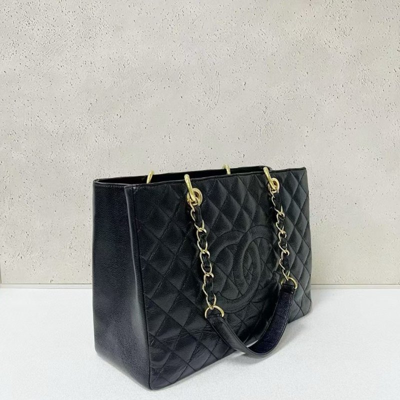 Chanel gst 黑金荔枝牛皮-2