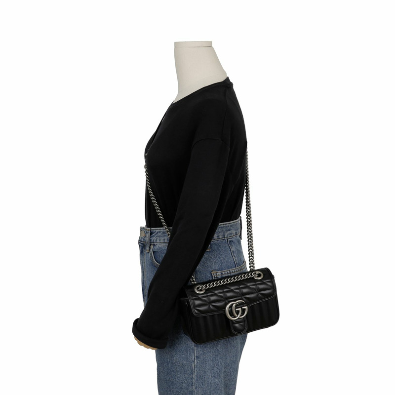 GUCCI GG Marmont 迷你肩斜背包 446744-9