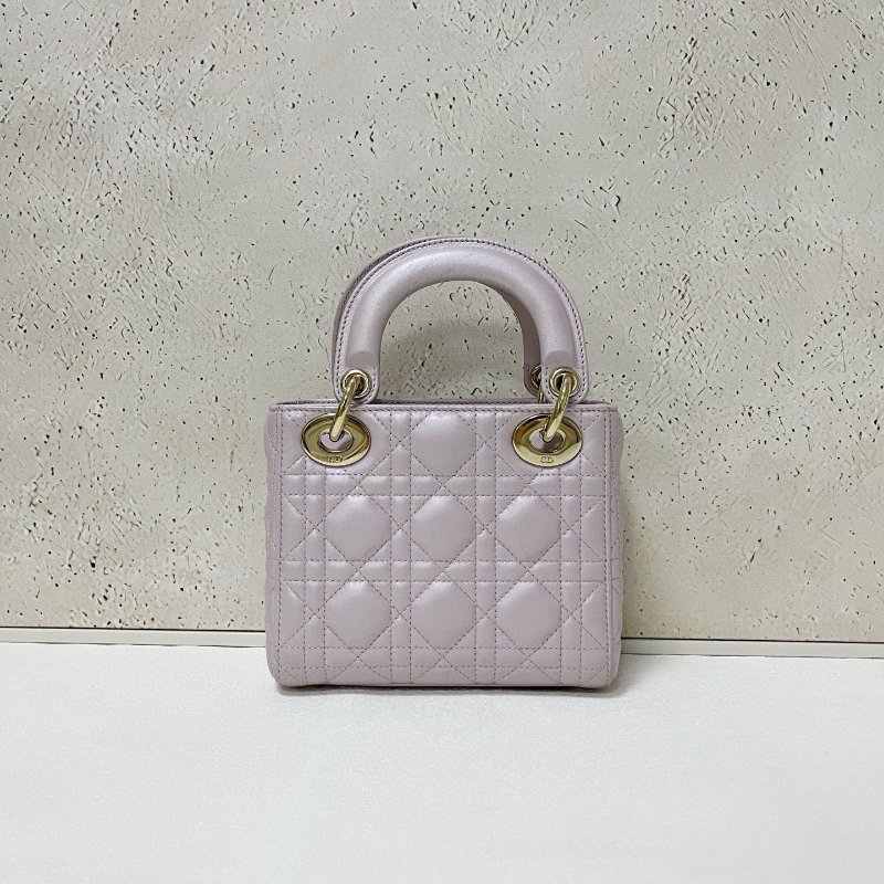 Dior lady Dior 珠光紫三格戴妃-1