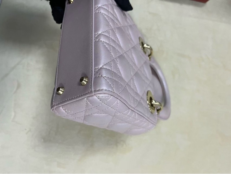 Dior lady Dior 珠光紫三格戴妃-14