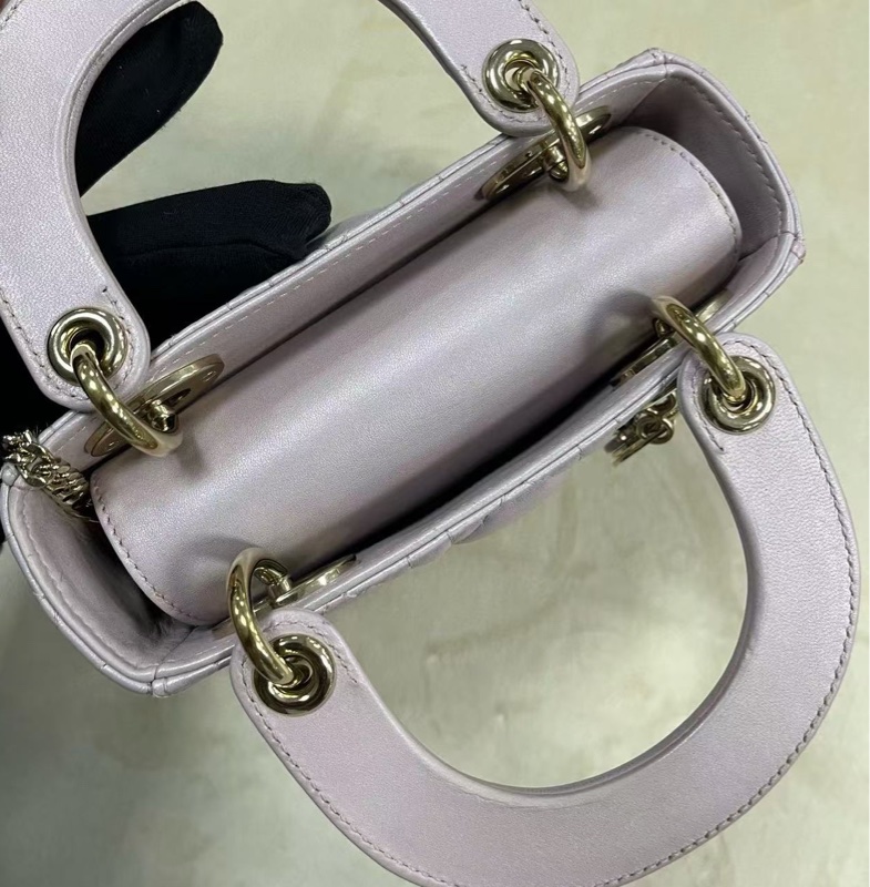 Dior lady Dior 珠光紫三格戴妃-25