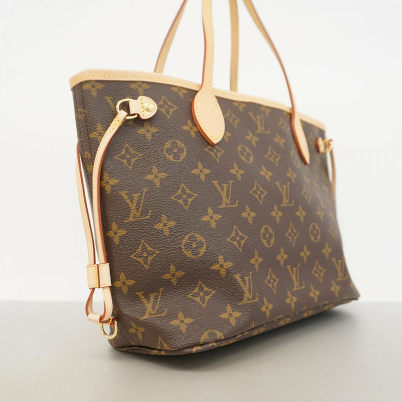 Louis Vuitton Monogram Neverfull PM 手提包 M46979 棕色/米色 女款-1